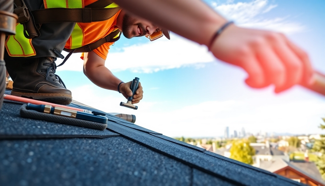 Enhancing roofing replacement Portland Oregon with expert contractors showcasing skill and quality.